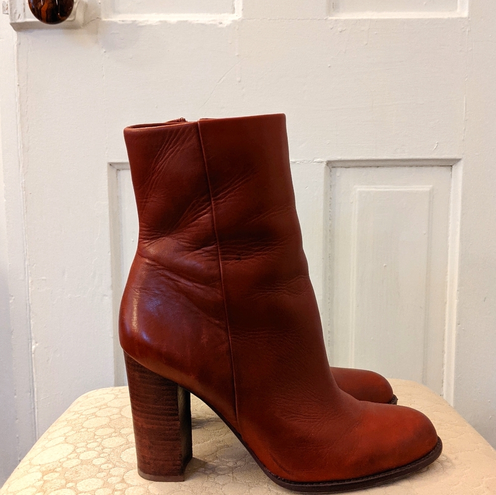 Sam Edelman Burgundy Leather Boots